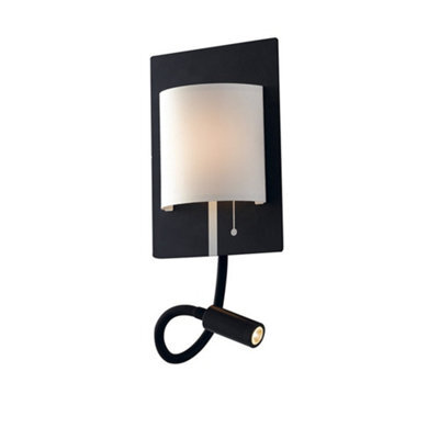 Luminosa Lighting Luminosa Pop Led 2 Light Reading Light White Black 480+100Lm 4000K 22X16X7.5Cm - image 1
