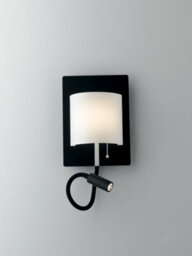Luminosa Lighting Luminosa Pop Led 2 Light Reading Light White Black 480+100Lm 4000K 22X16X7.5Cm - thumbnail 2