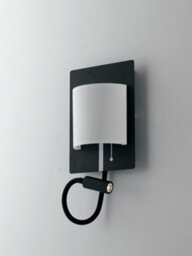 Luminosa Lighting Luminosa Pop Led 2 Light Reading Light White Black 480+100Lm 4000K 22X16X7.5Cm - thumbnail 3