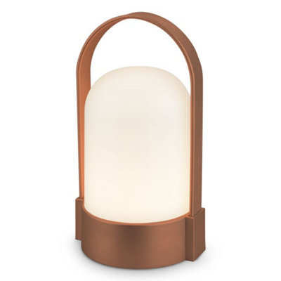 Briloner Brown Led Camping Lamp Rechargeable Tent Light Touch Dimmer 1W Ip44 Portable Handle - image 1