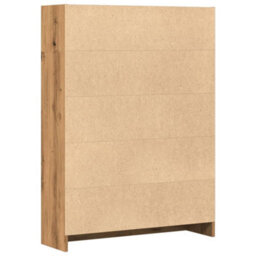Berkfield Bookcase Artisian Oak 80X24X109 Cm Engineered Wood - thumbnail 6