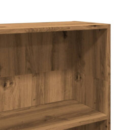 Berkfield Bookcase Artisian Oak 80X24X109 Cm Engineered Wood - thumbnail 7