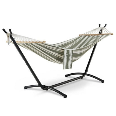 Hammock With Stand, Green 1 Person Hammock With Adjustable Frame - image 1