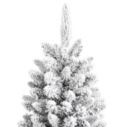 Berkfield Artificial Christmas Tree With Flocked Snow 150 Cm Pvc&pe - thumbnail 3