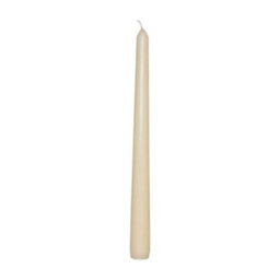 Price's 50 Tapered Ivory Household Dinner Wax Candles 7H Burn Time 25Cm - thumbnail 3