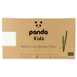 Xample Panda Baby Memory Foam Bamboo Pillow For Toddlers 12+ Months Breathable, Hypoallergenic, Washable Cover, Orthopaedic Support - thumbnail 4