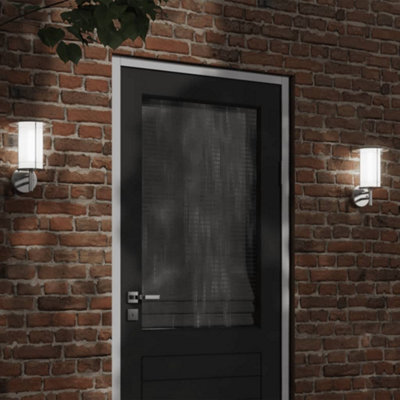 Walplus Outdoor Wall Light Silver Stainless Steel - image 1