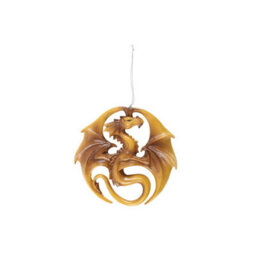 Anne Stokes Dragon Medal Hanging Ornament - Unique Fantasy Decor - thumbnail 2