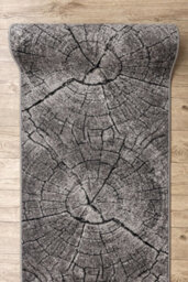 RugsX Runner Silver Tronko Tree Wood Grey 100Cm 100X680 Cm - thumbnail 5