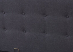 Outdoor Living (NW) Ltd The Oslo Charcoal Linen Tufted Ottoman Bed Frame - King - thumbnail 5