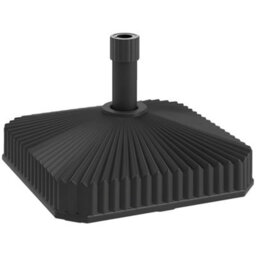 Outsunny Patio Parasol Base Umbrella Stand, Sand/water Filled, Black - thumbnail 2