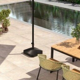 Outsunny Patio Parasol Base Umbrella Stand, Sand/water Filled, Black - thumbnail 9