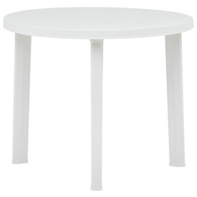 Walplus Garden Table White 89 Cm Plastic - image 1