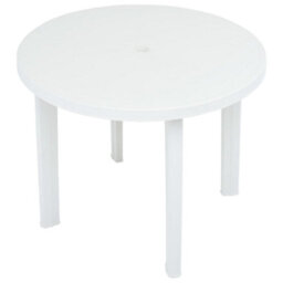 Walplus Garden Table White 89 Cm Plastic - thumbnail 3