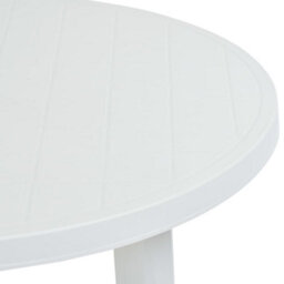 Walplus Garden Table White 89 Cm Plastic - thumbnail 4