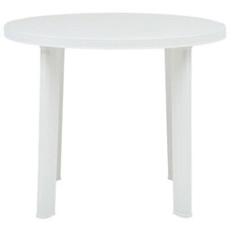 Walplus Garden Table White 89 Cm Plastic - thumbnail 2