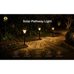 Gwsolar Solar Path Lights Pack Of 3, Warm White 50Lm Led Garden Stakes, Dusk To Dawn, Weatherproof For Patio Lawn Decking - thumbnail 7