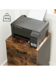 Songmics 2-Drawer Filing Cabinet, Mobile File Cabinet For Home Office, Small Rolling Filing Cabinet, Printer Stand - thumbnail 4