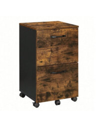 Songmics 2-Drawer Filing Cabinet, Mobile File Cabinet For Home Office, Small Rolling Filing Cabinet, Printer Stand - thumbnail 9