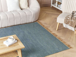 Beliani Rug Lunia Turquoise 160 X 230 Cm Jute - thumbnail 2