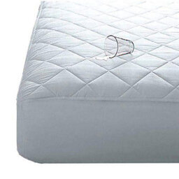 Just So Home Quilted Waterproof Microfibre Mattress Protector Extra Deep 40Cm Small Single  (Bunk Bed Size)