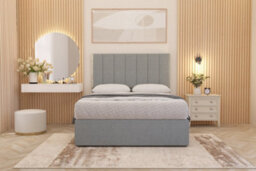 Somnior Beds Somnior Austin Divan Bed Set With Midnight Pocket Sprung Mattress And Headboard Sage Linen