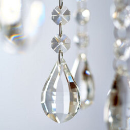 Luminosa Lighting Luminosa Tabitha 8 Light Bathroom Pendant Crystal Glass Detail, Chrome Plate Ip44, G9 - thumbnail 4
