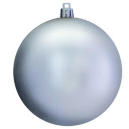 Christmas Tree World 8Cm Silver Bauble Set Shiny/matt (40 Pc) - thumbnail 6