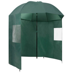 Berkfield Fishing Umbrella Green 220X193 Cm - thumbnail 1