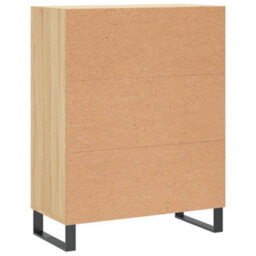 Berkfield Sideboard Sonoma Oak 69.5X34X90 Cm Engineered Wood - thumbnail 8