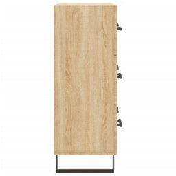 Berkfield Sideboard Sonoma Oak 69.5X34X90 Cm Engineered Wood - thumbnail 7