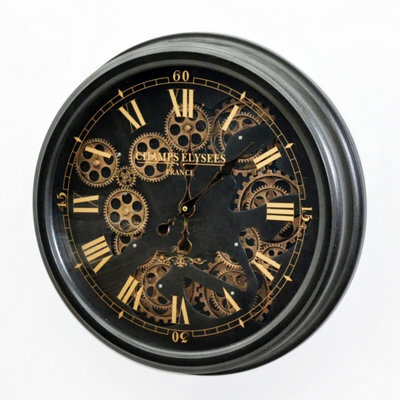 Minster Wall Clock - L5 X W53 X H53 Cm - Black - image 1