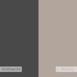 Decortie Kanta Modern Coffee Table 65Cm Multipurpose Mocha Grey, Anthracite Grey Living Room H 39Cm - thumbnail 7