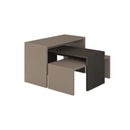 Decortie Kanta Modern Coffee Table 65Cm Multipurpose Mocha Grey, Anthracite Grey Living Room H 39Cm - thumbnail 2