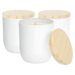 Nicola Spring 3X Coconut & Lime Scented Candles 130G 21H Natural Single Wick Soy Wax Aromatherapy Candle Home Fragrance