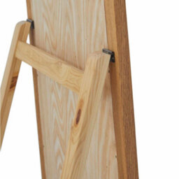 Zelah Oak 165Cm Full Length Mirror With Wooden Frame And Stand - By Roseland Furniture - thumbnail 5
