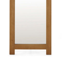 Zelah Oak 165Cm Full Length Mirror With Wooden Frame And Stand - By Roseland Furniture - thumbnail 9