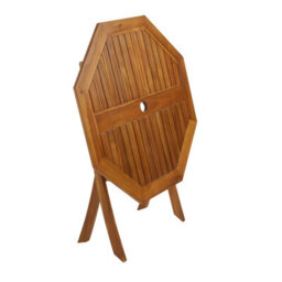Charles Bentley Fsc Acacia Wooden Octagonal Table & Chairs 5Pc Set - thumbnail 6