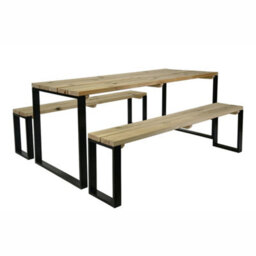 Cerland Blakea Wooden Garden Dining Set 6 Seat - thumbnail 5