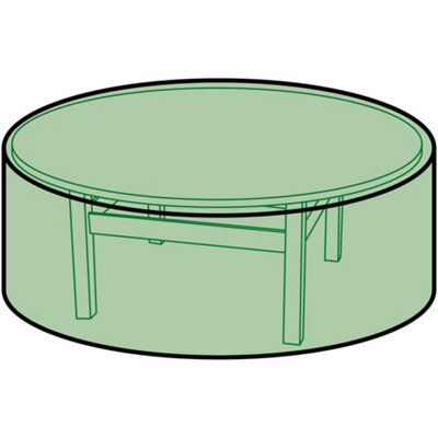 Greena Patio Table Set Cover - Oval Medium - L208Cm X W191Cm X H95Cm - Green - image 1