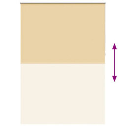 Walplus Beige Blackout Roller Blind 160 X 230 Cm - Complete Light Blocking - thumbnail 9