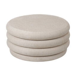 Buttercup Farm Casa Storage Ottoman - Plywood/mdf/epe/foam - L78 X W78 X H40 Cm - Cream - thumbnail 2