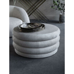 Buttercup Farm Casa Storage Ottoman - Plywood/mdf/epe/foam - L78 X W78 X H40 Cm - Cream - thumbnail 4