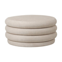 Buttercup Farm Casa Storage Ottoman - Plywood/mdf/epe/foam - L78 X W78 X H40 Cm - Cream - thumbnail 1