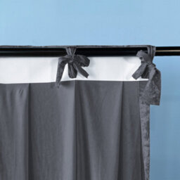 Neel Blue 3X3M Crushed Velvet Backdrop, Photography Background Blackout Curtain - Dark Silver - thumbnail 5