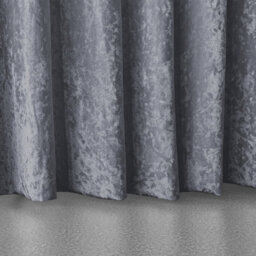 Neel Blue 3X3M Crushed Velvet Backdrop, Photography Background Blackout Curtain - Dark Silver - thumbnail 6