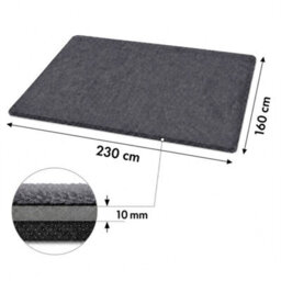 Marlow Rugs Living Room Fluffy Rebound Foam Carpet Non Slip Washable,grey - thumbnail 4