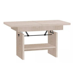 Miso Functional Study Desk With Built In Book Storage Stylish White And Oak Artisan Finish - thumbnail 2