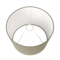 Pacific Lifestyle 40Cm Sage Green Linen Tapered Table Lampshade Modern Floor Lamp Shade - thumbnail 4