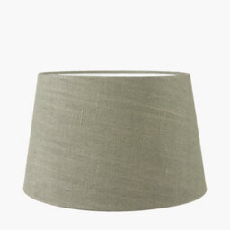 Pacific Lifestyle 40Cm Sage Green Linen Tapered Table Lampshade Modern Floor Lamp Shade